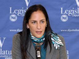 La diputada expresó que quien dirige al PAN ''es una pandilla de cuatreros'', por lo que renunció al partido. ARCHIVO  /
