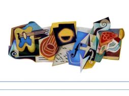 El arte abstracto de Juan Gris inspira el doodle con que Google le da la bienvenida hoy a sus usuarios. ESPECIAL  /