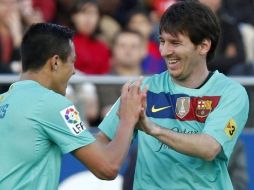 Messi logró anotar el gol 35 en lo que va de la temporada. REUTERS  /