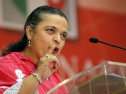 ''Que la política electoral no sirva para dividir a nadie, que sea un momento que pasa'', declaró la priista.  /