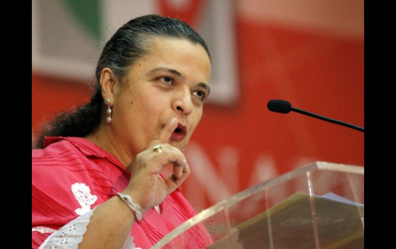''Que la política electoral no sirva para dividir a nadie, que sea un momento que pasa'', declaró la priista.  /