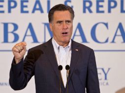 La ventaja de Romney sobre Santorum es de un 48 por ciento, faltando aun 22 entidades por celebrar. EFE  /