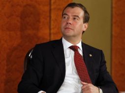 El presidente de Rusia, Dmitri Medvedev, prometió su apoyo a cualquier nivel para buscar una solución al conflicto. EFE  /