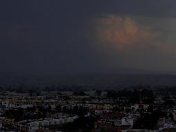 Cielo nublado hoy en la ciudad. Las precipitaciones se registraron antes de las 18:00 horas.  /