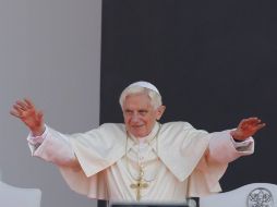 El Papa Benedicto XVI se despidió de México. EFE  /