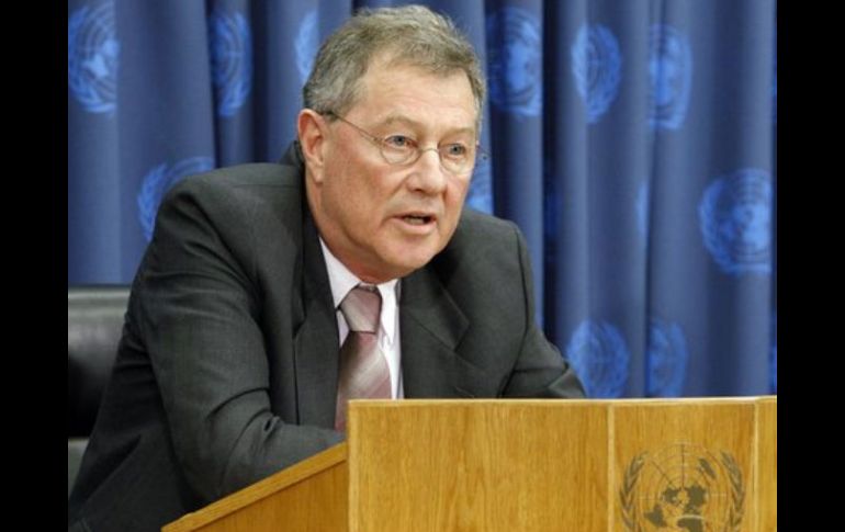 El coordinador de la ONU evocó los hechos violentos que han azotado gaza. ESPECIAL  /