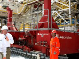 La plataforma de perforaciones Centenario. ARCHIVO  /