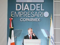 En el marco del Día del Empresario, Óscar Benavides Reyes rindió su primer informe de actividades al frente de Coparmex.  /
