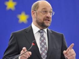 Martín Schulz llama a mantener los valores de respeto, solidaridad y tolerancia. ESPECIAL  /