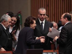 Consejeros del IFE en la sesión de este miércoles. El instituto deberá verificar las listas que entregaron los partidos. NTX  /
