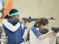 La jalisciense Karen Sánchez, de tiro deportivo, participó el año pasado en la Olimpiada Nacional que se realizó en Guadalajara.  /