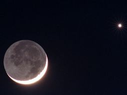 Se registrará un eclipse parcial de Luna, que será visible a partir de las cuatro de la mañana, antes de la aparición de Venus. ARCHIVO  /