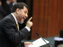 Fernández Noroña dijo que en la visita de López Obrador al Papa, ''sólo le faltó comulgar''. ARCHIVO  /