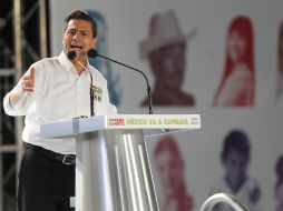 El arranque de campaña de Enrique Peña Nieto en Guadalajara. EFE  /