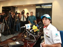 'Checo' aseguró que su objetivo en la Fórmula 1 es ser campeón, por encima de la fama o el dinero.  /