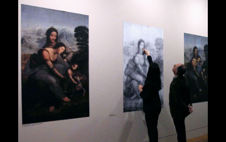 La obra data de 1501, para la que Da Vinci llevó a cabo un extenso estudio para perfeccionar la composición de la misma. ESPECIAL  /