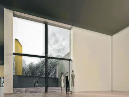 Perspectiva final interior del Museo ECO, en un render proporcionado por el despacho del arquitecto Luis Aldrete. ESPECIAL  /
