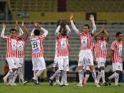 En las acciones de la primera mitad, el Necaxa comenzó a proponer el partido. ARCHIVO  /