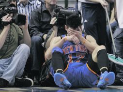 Jeremy Lin jugó su último partido en el triunfo de Nueva York 101-79 ante Detroit; luego estuvo alejado de las duelas. AP  /
