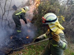 La Guardia Civil mantiene cortados desde este sábado los accesos a este parque natural. EFE  /
