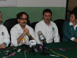 El candidato presidencial del partido Nueva Alianza, al término del mitin lamentó muerte del expresidente. NOTIMEX  /