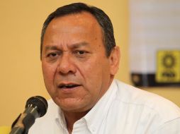 El presidente del PRD nacional, Jesús Zambrano, de visita en el estado de Jalisco.  /