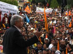 López Obrador dijo que el presupuesto federal ''ya no servirá para mantener a un gobierno faraónico''. NTX  /