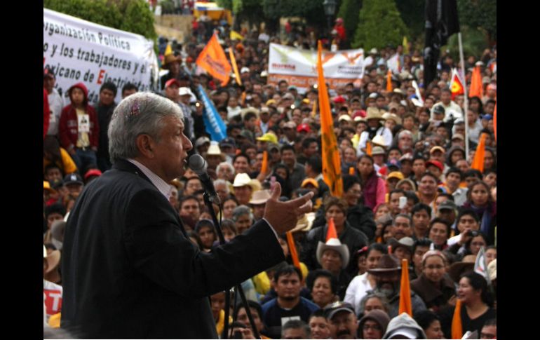 López Obrador dijo que el presupuesto federal ''ya no servirá para mantener a un gobierno faraónico''. NTX  /
