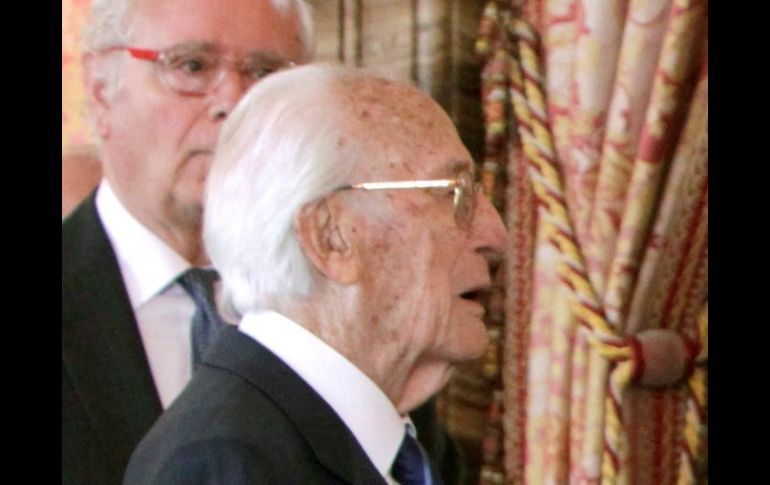 Antonio Mingote, en una de sus últimas apariciones en público. ARCHIVO  /