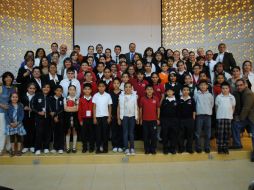 En la ceremonia de premiación recalcaron el trabajo que cada maestro.  /