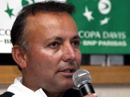 El capitan de Mexico Jorge Lozano, durante conferencia de prensa sobre la serie contra Barnados. MEXSPORT  /