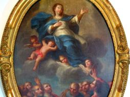 Las obras en forma de medallones —de 101 por 81 centímetros de dimensión—llamados así por su forma oval—. EL UNIVERSAL  /