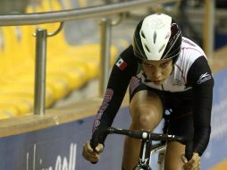 Arreola, medallista panamericana en JP 2011, está concentrada al 100 por ciento en la prueba de Omnium. MEXSPORT  /