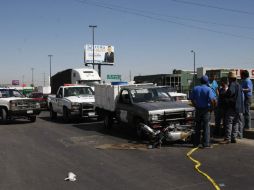 La mujer no portaba casco de seguridad; a pesar de recibir las atenciones prehospitalarias falleció en el puesto de socorro.  /