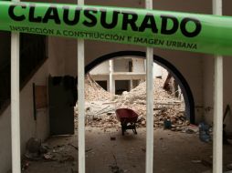 Las obras ya llevan un avance de 40 por ciento. Ayer autoridades pararon los trabajos.  /