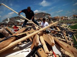 Una decena de tornados afectaron el área de Dallas-Fort Worth, en Texas. AFP  /