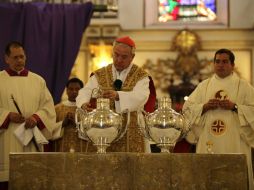 El Arzobispo expresó que la sociedad tiene que hacer un llamado a las autoridades para que seguren un clima de paz.  /