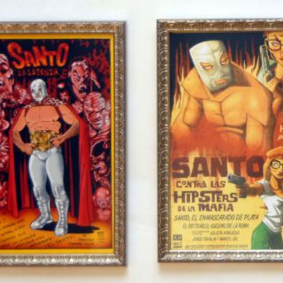 Una exposición rinde culto al ícono mexicano ''El Santo''