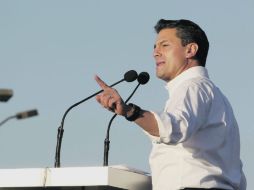 Enrique Peña Nieto no tiene programados actos de campaña en los días santos. NTX  /