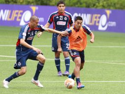 El conjunto rojiblanco se preparó hoy para el duelo que sostendrá ante América el domingo. ARCHIVO  /