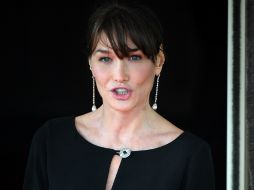 Carla Bruni, la esposa del presidente francés, Nicolas Sarkozy. ARCHIVO  /