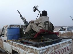Rebeldes del grupo independentista tuareg MNLA cerca de Kidal, Mali. EFE  /