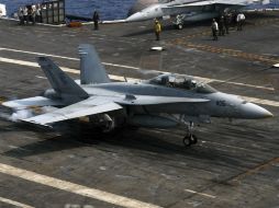 El F-18 accidentado era parte de un escuadrón de entrenamiento de Oceana para aviadores en Virginia Beach. EFE  /