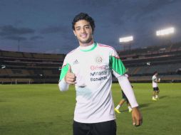 Carlos Vela buscará marcar con el equipo donostiarra. MEXSPORT  /