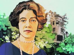 La mujer extiende los brazos y apoya las palmas en el suelo...  /