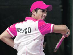 César Ramírez jugó un tenis consistente ante Barbados. MEXSPORT  /