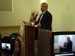 Este día, Andrés López realiza una gira de trabajo por el estado de Durango. NOTIMEX  /