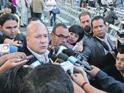 Enrique Alfaro presentó su propuesta de reforma educativa el lunes pasado en la Rambla Cataluña.  /
