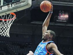 Kevin Durant fue señalado como un serio aspirante a ganar el honor a ser nombrado el Jugador Más Valioso de la temporada.  /