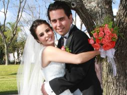 Lizeth Sánchez y Jorge Casarrubias.  /
